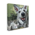 thumbnail image 4 of Stupell Industries Dog & Cat Friendship Animals & Insects Painting Gallery Wrapped Canvas Art Print Wall Art, 24 x 24, 4 of 8