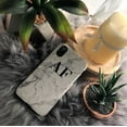 thumbnail image 2 of Personalised White Calacatta Marble Initials iPhone 8 Plus Case, iPhone 13, 2 of 4