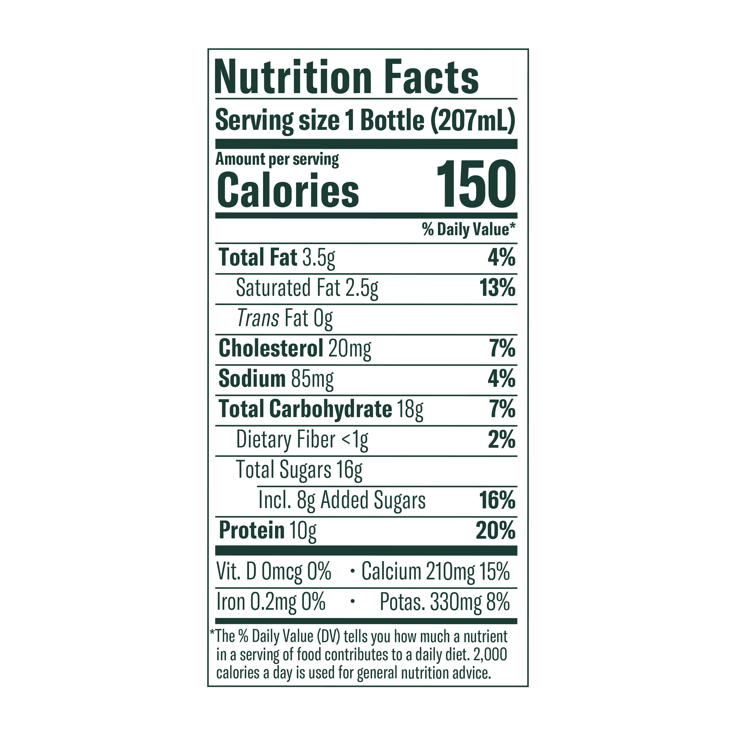 Chobani Low-Fat Greek Yogurt Drink Strawberry 7 fl oz Bottle
