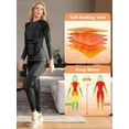 thumbnail image 5 of Charmo Thermal Outfit Sets for Womens Athletic Sets for Skiing Quarter Zip Activewear for Cold Weather, 5 of 7