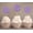 Glitter Purple, variant on Darling Souvenir, Christmas Celebration Snowflake Cupcake Toppers, Winter Wedding Dessert Decorations - Pack Of 20