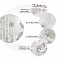 thumbnail image 6 of Dandelion Green Botanical Waterproof Fabric Shower Curtain,Vintage Watercolor Floral Waterproof Fabric Shower Curtain for Bathroom Curtains Bathtubs Hotel Shower Curtains with 12 Hooks Stall 48x72in, 6 of 8