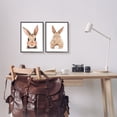 thumbnail image 2 of Stupell Indtries Cute Bunny with Cotton Tail Back Blhing Rabbit,16 x 20,Design by Amanda Greenwood, 2 of 5