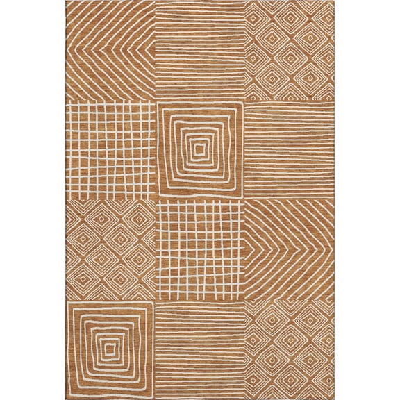 Dalyn Rugs Premium Machine Washable Mayfield AMF1044 Paprika 3' x 5' Rug