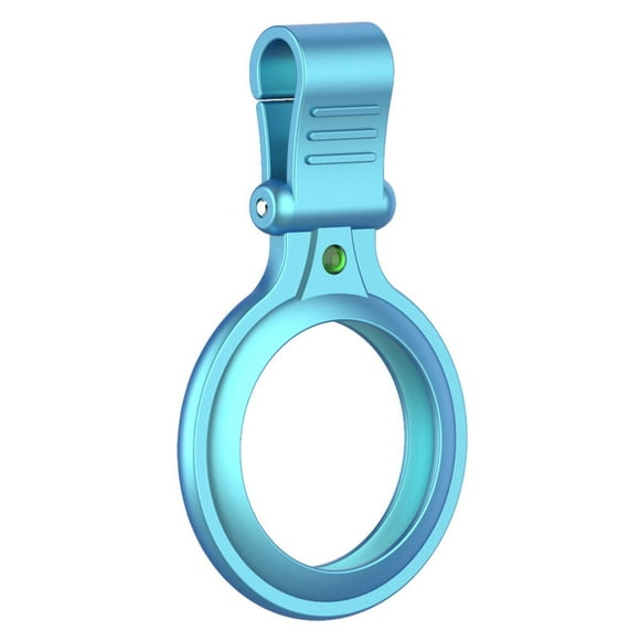 Location Tracker Cover Keychain Tracking Device Metal Protector Replacement for Airtag  Blue