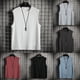 thumbnail image 5 of Camiseta sin mangas Fule para hombre, estilo musculoso, lisa, sin mangas, para gimnasio, de verano, 5 of 7