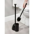 thumbnail image 3 of mDesign Hidden Plunger and Brush Set for Toilet Bowl - Brush Cleaner and Plunger Combo with Holder Caddy for Bathroom - Modern Toilet Brush and Plunger Set - Aura Collection - 2 Pack - Black, 3 of 8