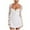 White, variant on European Fashion Women's Casual Lace Slim Fit Backless Long Sleeve Evening Party Dress White M
