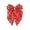 D, variant on D Valentine’S Day Heart Bow Hair Clip With Spring Grip, Red Lip Print, For Women’S Updo & Back Hair Styling, Secure Hold