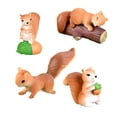 thumbnail image 5 of simhoa 5xMiniature Squirrel Garden Statue Crafts Funny for Indoor Outdoor Shelf Lawn 5 Pcs, 5 of 10