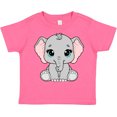 thumbnail image 3 of Inktastic Cute Gray Elephant Boys or Girls Toddler T-Shirt, 3 of 5