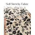 thumbnail image 6 of Merokeety Womens Summer Dresses Square Neck Mesh floral Graduation Maxi Dress Apricot xl, 6 of 8