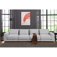 thumbnail image 2 of Devion Furniture 4-Piece Upholstered Velvet & Fabric Modular Sofa in Beige, 2 of 9