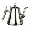 thumbnail image 1 of Stainless Steel Teapot with Removable Infuser, Tea Kettle with Strainer, Stovetop Safe Tea Maker Water Kettle for Loose Leaf & Tea Bags, 1 Pcs, 8.26x6.1", 1 of 2