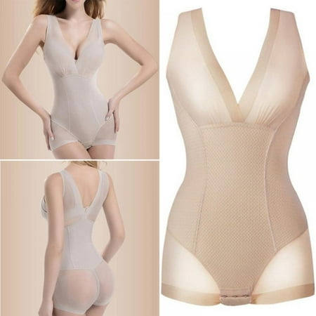 

Women One-piece Shapewear Deep V Neck Bodysuits for Postpartum or Dailywear