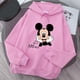 thumbnail image 1 of Sudadera con estampado de dibujos animados de Disney Frauen Lustige Hip Hop Mickey Maus Druck Herbst Und modo de invierno Harajuku Stil Sudadera con capucha, 1 of 5