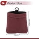 thumbnail image 4 of Estuche para Gafas de Sol de Coche Unique Bargains Soporte Universal para Gafas de Sol de Coche Franela Metal Rojo 13.5x12cm 1 Set, 4 of 7