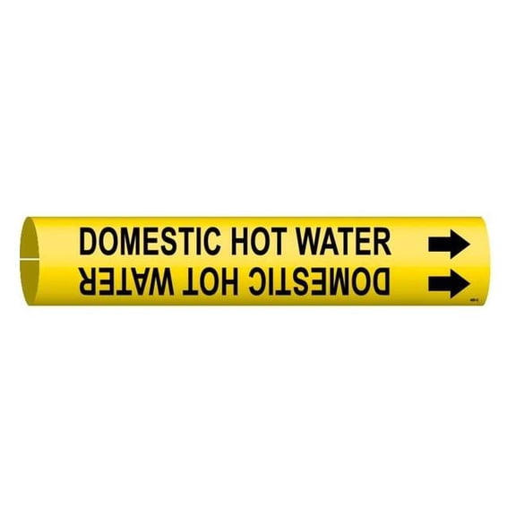 Brady Pipe Mkr,Domestic Hot Water,2-1/2to3-7/8, 4051-C 4051-C