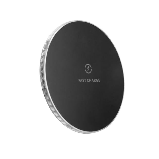10W Round Luminous Wireless Fast Charger, Compatible with iPhone/Huawei/Samsung/Xiaomi, Low-Temperature Charging, Metal Foreign Matter Identification