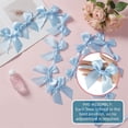 thumbnail image 3 of NOGIS 2pcs Blue Bow Garland Bow Garland Bows Banner Ribbon Party Decorations for Birthday Party Decor Bridal Shower Wedding Favors Engagement Baby Shower Supplies, 12.5FT, 3 of 7