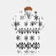 thumbnail image 2 of Mens Manga Corta Botón Abajo Camisas, Navidad Impreso Turndown Cuello Blusa, Top de Moda Casual, 2 of 3