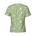 thumbnail image 6 of Vsdgher Cute Frog Print Men's Dry Fit Mesh Athletic Shirts Moisture Wicking Tennis T-Shirt Tops, 6 of 9