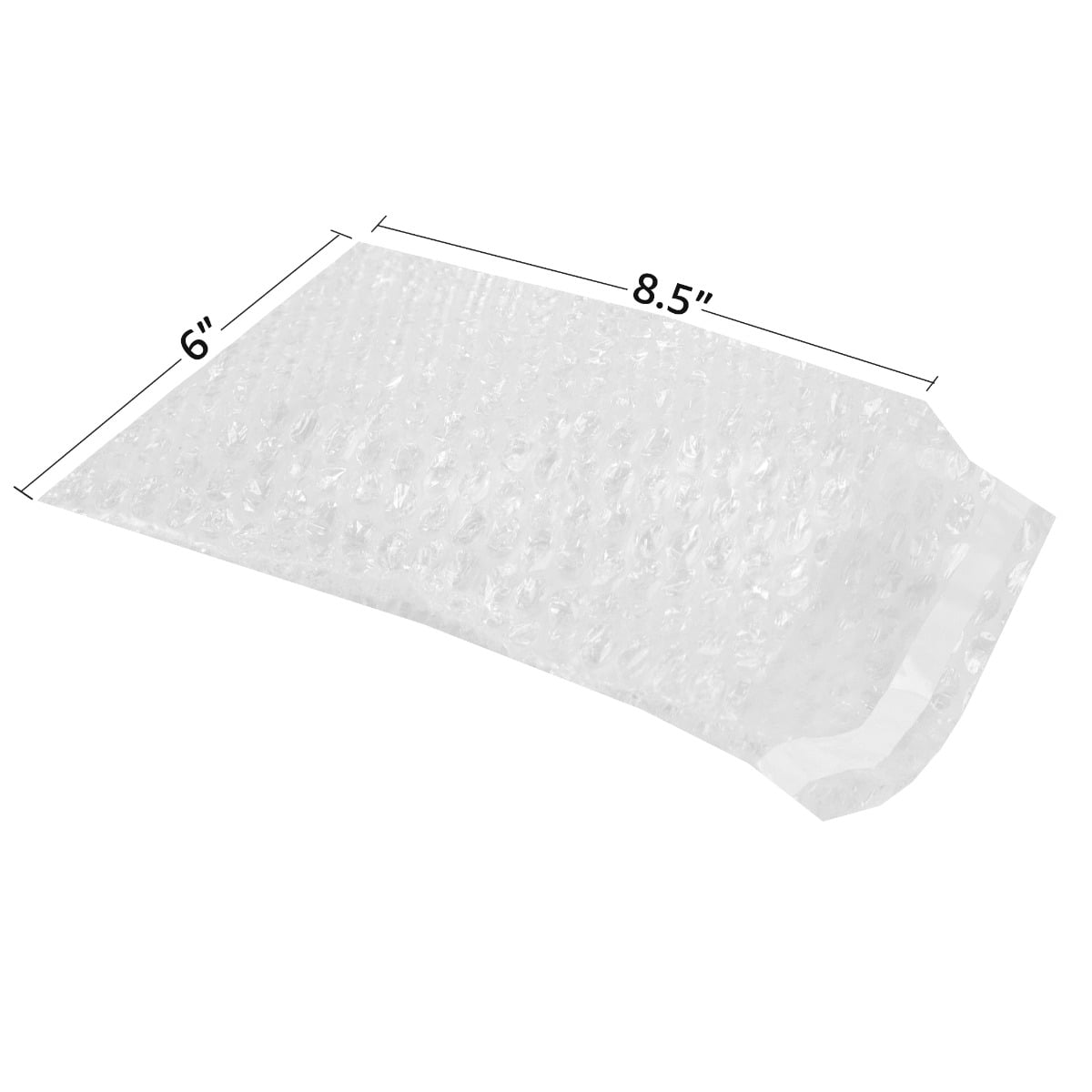 UOFFICE 100 Bubble Out Bags 6x8.5" Wrap Pouches Envelopes Self-Sealing