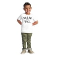 thumbnail image 3 of Funny Animal Pun Eager Beaver Joke Infant Toddler Graphic Tee For Boys or Girls Brisco Brands 5T, 3 of 5