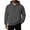 Dark Gray, variant on OIOLOYJM Mens Hoodies Casual Oversized Drawstring Soft Workout Hooded Sweatshirts Stylish Business Work Pullover with Pocket Light Blue L