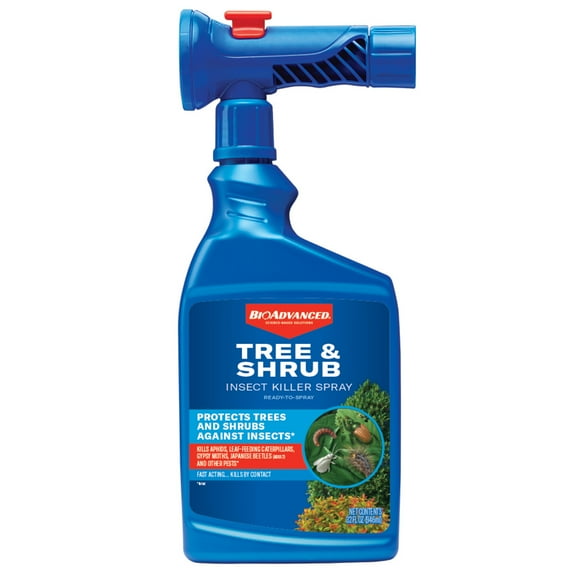 BioAdvanced Tree & Shrub Insect Killer Spray, Concentrate, 32 oz