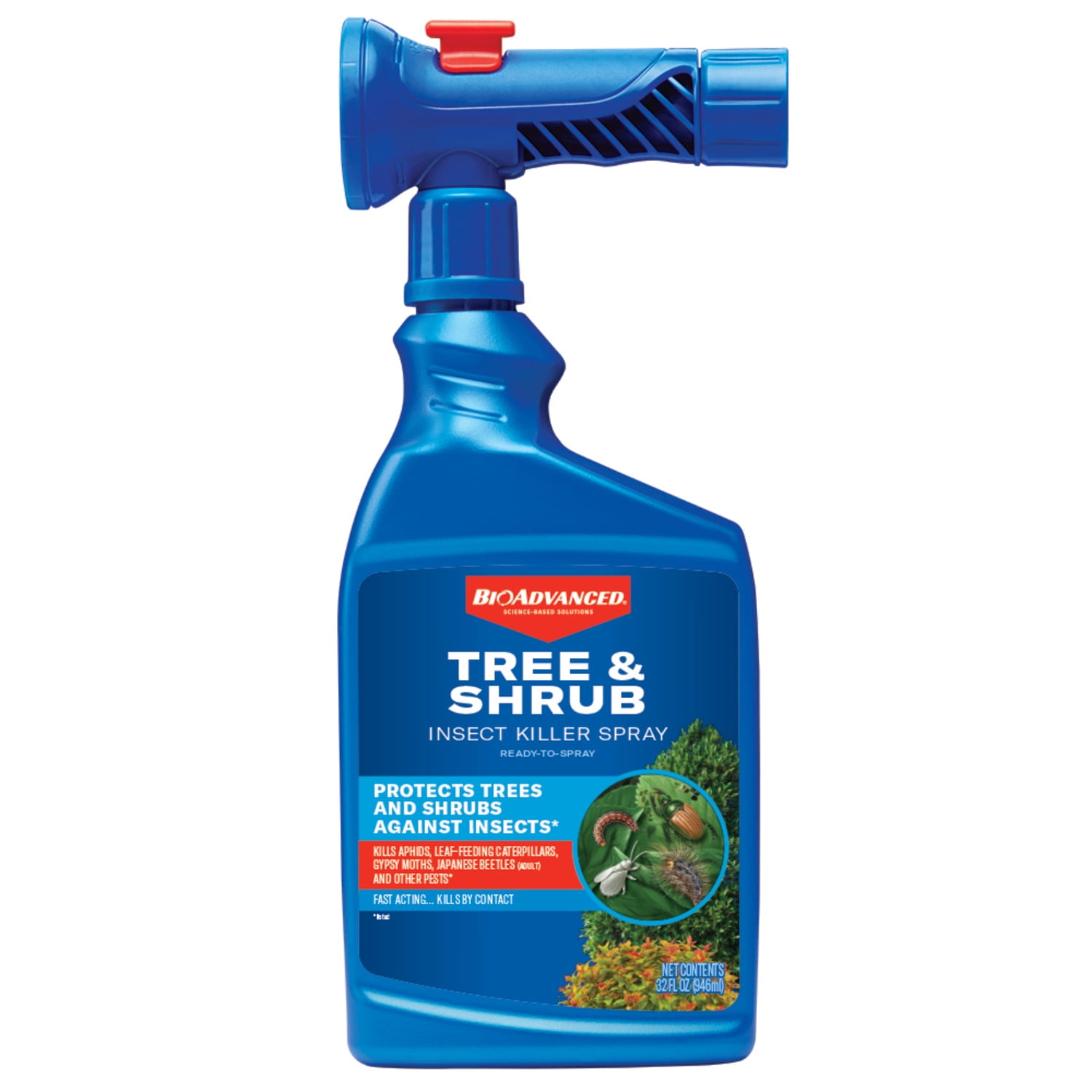 BioAdvanced Tree & Shrub Insect Killer Spray, Concentrate, 32 oz