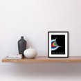 thumbnail image 2 of NASA Our Solar System Enceladus Saturn's Moon Colorized Artwork Framed Wall Art Print 9X7 Inch, 2 of 5