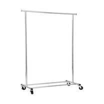 Collapsible/Folding Rolling Clothing/ Garment Rack Salesman's Rack