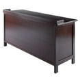 thumbnail image 2 of Adriana 4pc Storage bench with baskets in walnut, 2 of 9