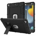 thumbnail image 3 of For iPad 9th Generation 10.2" Case Shockproof Heavy Duty Protective Cover+Screen Protector (Black), 3 of 11