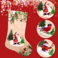 thumbnail image 4 of Adornos Navideños Para Colgar En Forma De Calcetines Navideños. Suministros Para Decoración Navideña. Bolsa De Regalo Con Calcetines Navideños De 12 Pulgadas., 4 of 5