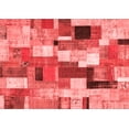 thumbnail image 1 of Ahgly Company Indoor Rectangle Patchwork Red Transitional Area Rugs, 2' x 3', 1 of 4