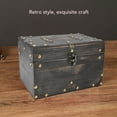 thumbnail image 4 of Wooden Jewelry Storage Box, Retro Style Large Capacity Wooden Storage Box  for Home 6301A-02, 4 of 7