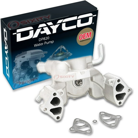 Dayco Engine Water Pump P/N:Dp820 Fits select: 1993-1997 CHEVROLET CAMARO, 1993-1997 PONTIAC FIREBIRD