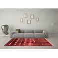 thumbnail image 3 of Ahgly Company Indoor Rectangle Solid Red Modern Area Rugs, 6' x 9', 3 of 4