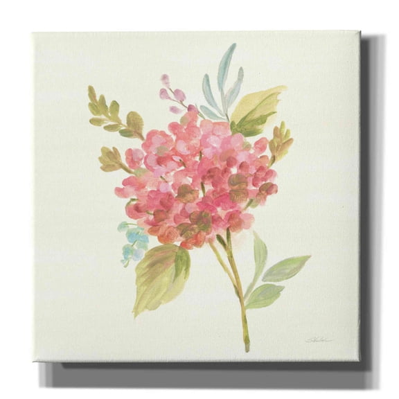 Epic Graffiti 'Petals and Blossoms VII' by Silvia Vassileva, Canvas Wall Art, 37"x37"
