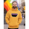thumbnail image 2 of Proud Purple Glitter Banner Hoodie Men -Smartprints Designs, Male 3X-Large, 2 of 4