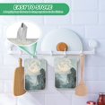 thumbnail image 4 of Yayeee Pot Holders Kitchen Heat Resistant with Pocket 7"x9.8" Cotton Oven Cooking Hot Pads, Moon and House, 4 of 7