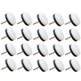 thumbnail image 1 of 50pcs 22mm Chair Table Furniture Leg Pads Non Skid Nail Mat Wood Floor Furniture Protector Noise Killer for Home (White), 1 of 5