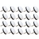 thumbnail image 1 of GOOHOCHY 50 piezas 22 mm silla mesa muebles almohadillas antideslizantes alfombrilla para uñas piso de madera muebles muebles asesino de ruido para el hogar (blanco), 1 of 7