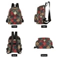 thumbnail image 4 of FORMRS Mini Backpack Purse for Women Travel Daypack Casual Shoulder Bag, Dark Tartan Pattern, 4 of 7