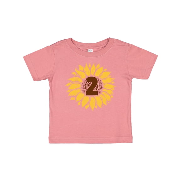 Inktastic Second Birthday Sunflower Boys or Girls Baby T-Shirt