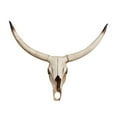 thumbnail image 4 of Long Horned RAM Decor Skull Halloween Decoration Wall Decor Skull Decor Longhorn Skull Figurines Crafts Head For Holiday Bedroom B 50x45x9.5cm, 4 of 8