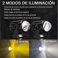 thumbnail image 2 of 2pc Faros Antiniebla Luz Spot Faros Motocicleta Doble Blanco, 2 of 8