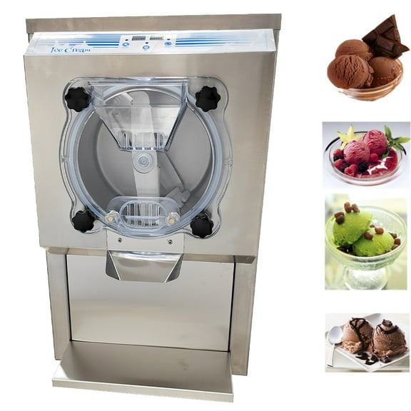 Hard Ice Cream Machine Milk Tea Shops Snack Bars Making Hard Ice Cream Automatic Vertical Machine
